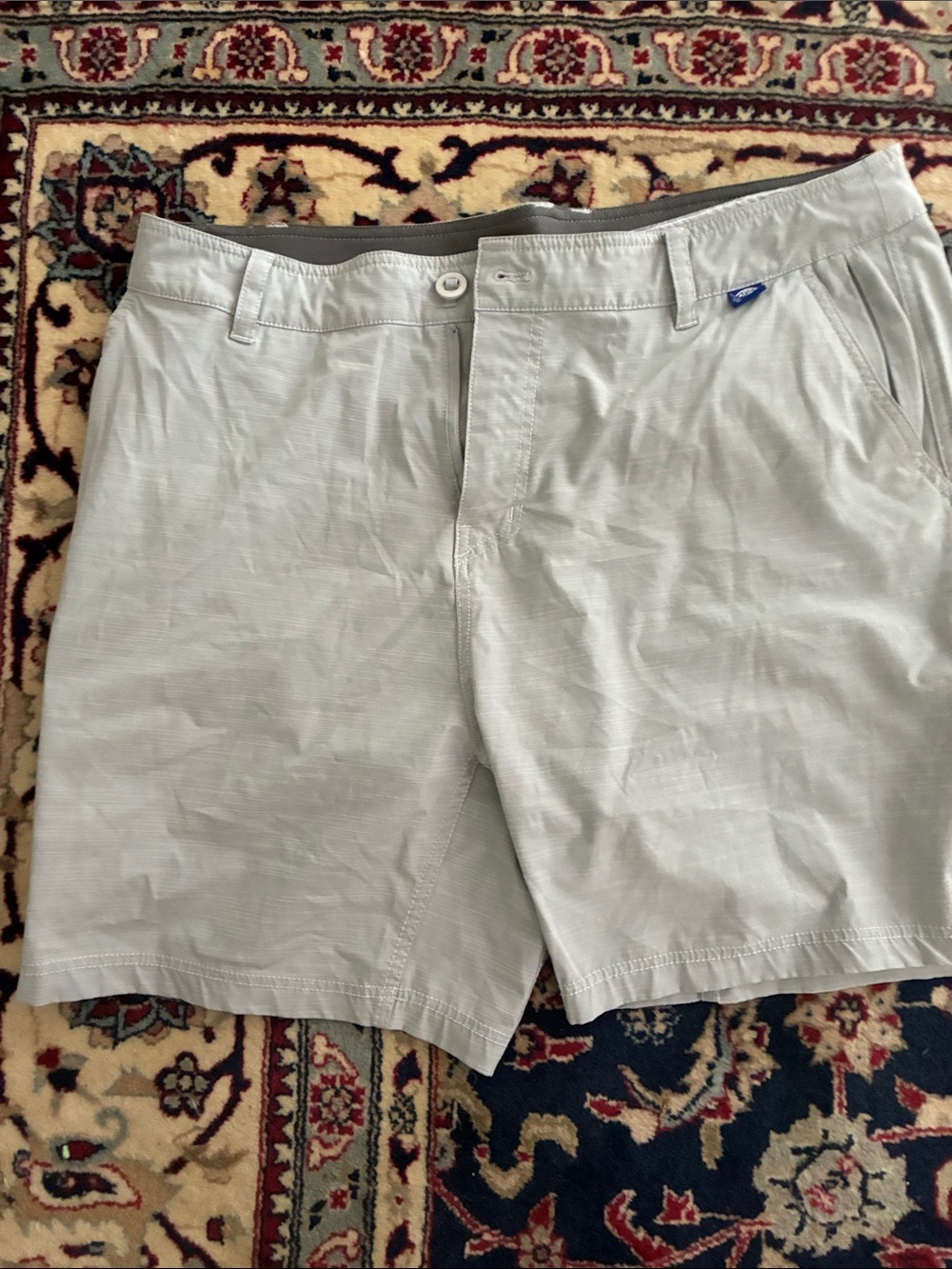 AFTCO Light Gray Men's Hybrid Shorts